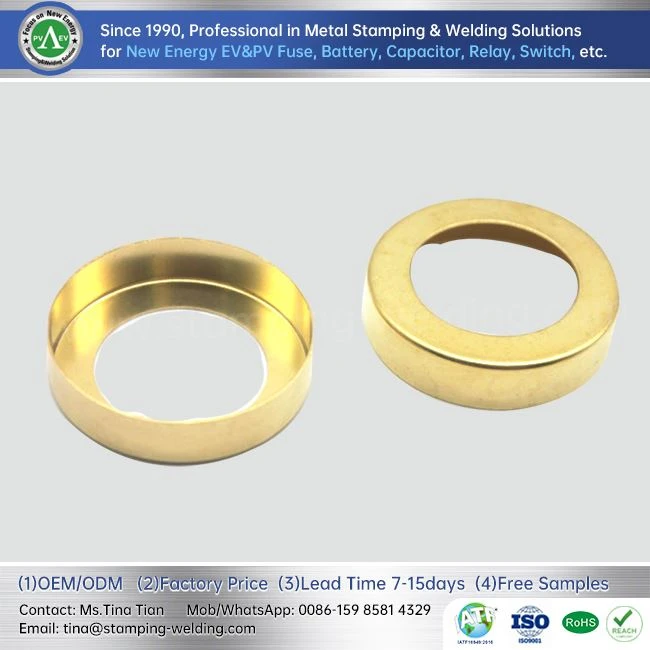 Inner Brass Cap For High Voltage Automotive Fuses