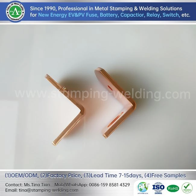 The Copper Contact Blade Of The Fuse Cap