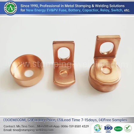 Copper Cap For EV Fuse Copper Cap For EV Fuse