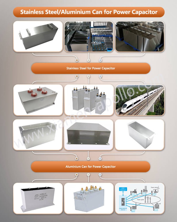 Capacitor Aluminum square case for Power Capacitor Capacitor Aluminum square case for Power Capacitor