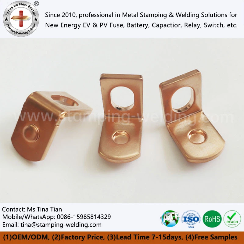 Copper stampings Fixing Slot For Fuse Copper stampings Fixing Slot For Fuse
