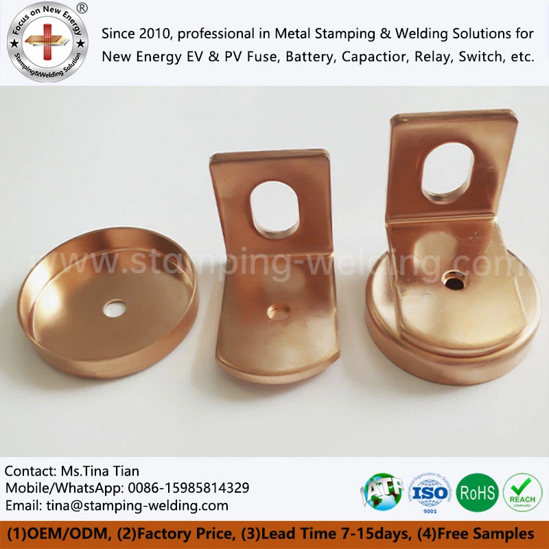 Copper contacts for Fuses Copper contacts for Fuses