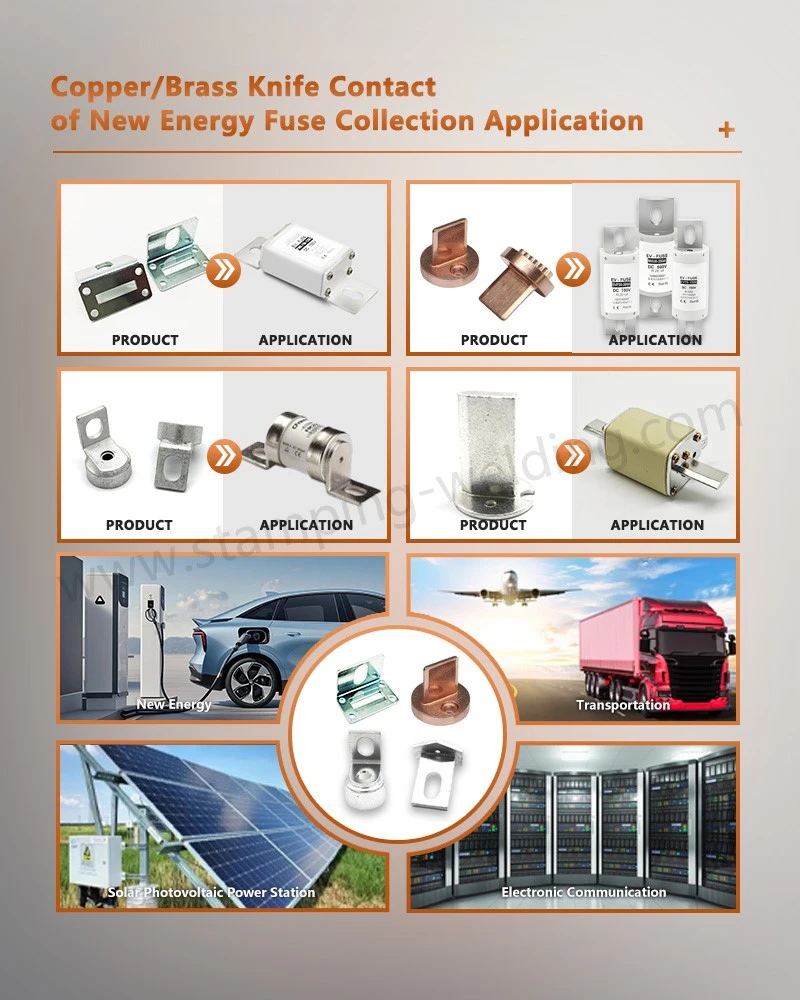 Fuse Blade Contact of New Energy Fuse Collection Application Fuse Blade Contact of New Energy Fuse Collection Application
